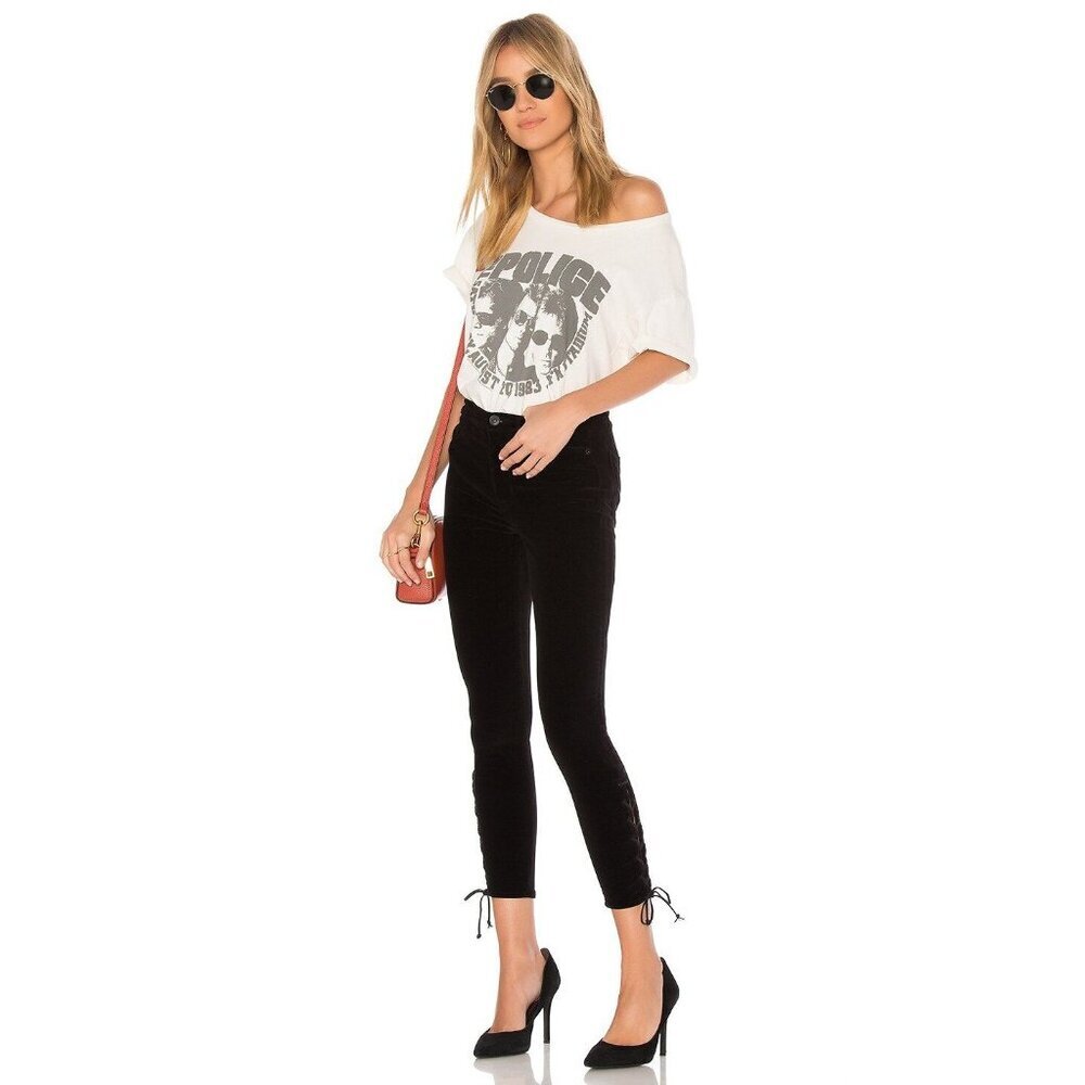 Hudson Jeans Nix High Rise Lace-Up Revolve NWT Size 30 $205